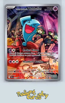 Team Rocket's Wobbuffet Promo SV: Scarlet & Violet Promo Cards 203 NM - Image 1