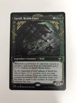 Sarulf Realm Eater Showcase MTG Magic the Gathering Card LP Lightly Played KHM - Image 1