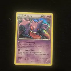 Pokemon Gengar TCG XY Breakthrough Holo Rare Card 60/162 - Image 1