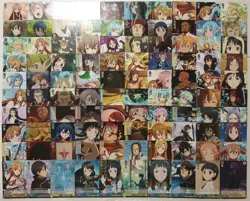 Lot of 100 Weiss Weiβ Schwarz Sword Art Online Trading Card set - Image 1