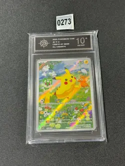 PTCG Pokemon Card Scarlet&Violet Pikachu Holo CBB1C-07 08/09 Chinese P10 - Image 1