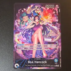 Bandai Boa Hancock Leader Foil OP07-038 5000 Power 500 Years One Piece CCG Card - Image 1