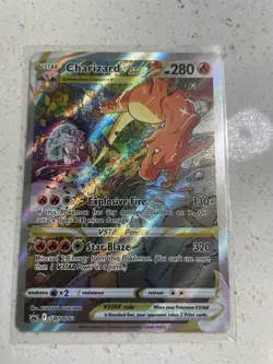 Pokemon Charizard VSTAR Full Art Holo Promo SWSH262 Sword & Shield Card - Image 2