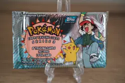 Pokemon Topps Series 3 Booster Pack TV Animation Edition Sealed 1 Foil Card - Image 1
