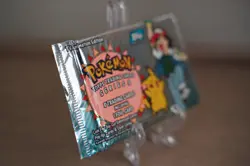 Pokemon Topps Series 3 Booster Pack TV Animation Edition Sealed 1 Foil Card - Image 4