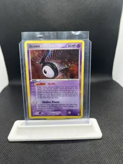 Unown T/28 Ex Unseen Forces Holo Secret Rare Pokemon Card - Image 1