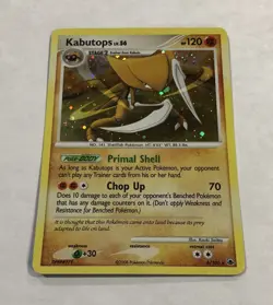 Pokemon KABUTOPS Card 6/100 Holo Rare Majestic Dawn LP English Light Play TCG - Image 2