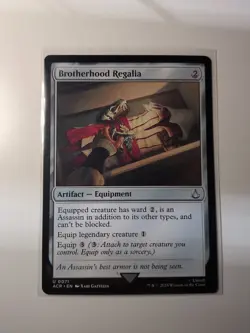 Brotherhood Regalia (Non-foil) Universes Beyond: Assassin's Creed 0071 U MTG - Image 1