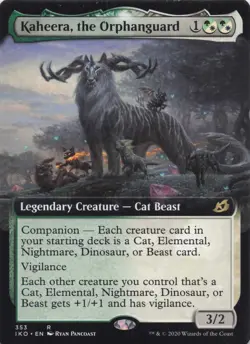 Kaheera, the Orphanguard (Extended Art) Ikoria Rare Regular #353 NM MTG - Image 1