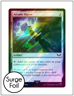 1x Arcane Signet, Surge Foil 229, Warhammer 40k, Magic MTG NM - Image 1