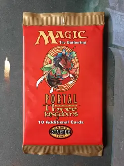 MTG Magic the Gathering - Sealed English Portal Three Kingdoms Booster Pack P3K - Image 1