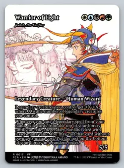MTG Final Fantasy Borderless #17 Jodah, the Unifier Rare Legendary Human Wizard - Image 1