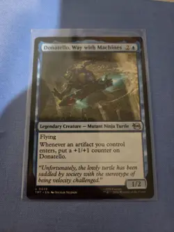 NM Donatello, Way with Machines, MTG, TMNT, Magic the Gathering, 38 - Image 1