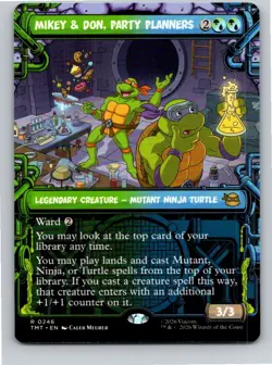 Magic Gathering Showcase Mikey & Don Party Planners Teenage Mutant Ninja Turtles - Image 1