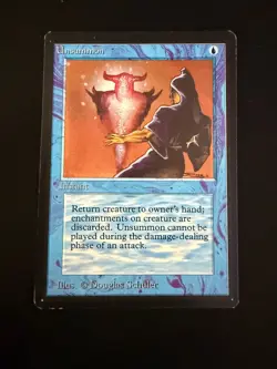 Magic the Gathering: Beta Unsummon MTG Beta - Image 1