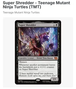 Super Shredder (Borderless) Teenage Mutant Ninja Turtles Foil - Image 4