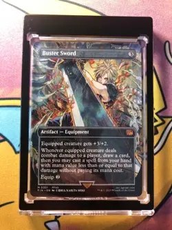 Final Fantasy MTG: Buster Sword (Borderless non-foil Near Mint) - Image 4