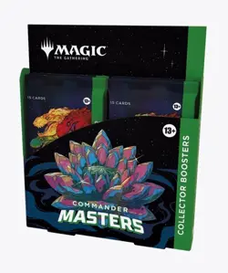 COLLECTOR Booster Box ~ COMMANDER MASTERS MtG 4 pack sealed Magic WotC MTG - Image 1