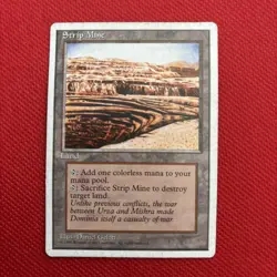 MTG “Strip Mine” Fourth Edition (4ED) EX/LP #363 Uncommon Land **Ships Free** - Image 1