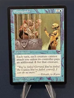 MTG - Magic The Gathering - Propaganda - Tempest - NP/NM! - Image 1