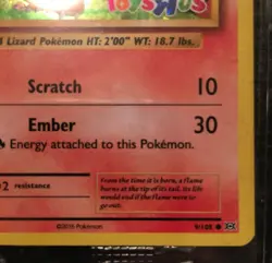 Charmander New Sealed Promo Toys R Us Pokemon Card 9/108 XY Evolutions Holo M/NM - Image 3