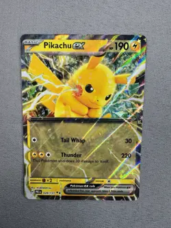 Pikachu ex 028/131 Prismatic Evolutions Holo Full Art MINT Pokemon TCG MT - Image 1