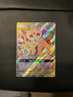 Pokemon Togepi Cleffa Igglybuff GX TAG TEAM Ultra Rare Holo 143A/236 Alt Art MT - Image 1