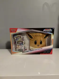 Pokemon Scarlet & Violet Prismatic Evolutions Accessory Pouch Special Collection - Image 1