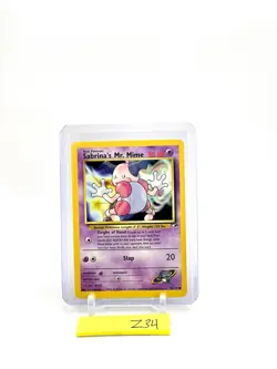 Sabrina's Mr. Mime 94/132 Gym Heroes Regular Common 1999 WOTC Pokemon TCG LP - Image 1