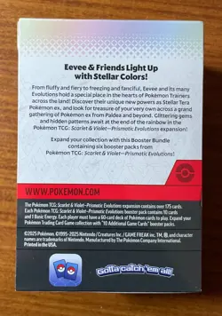 POKEMON Prismatic Evolutions BOOSTER BUNDLE (Includes 6 Booster Packs) Sealed - Image 2