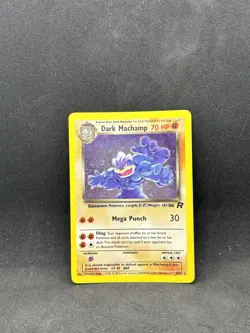 Pokemon TCG Dark Machamp 10/82 Team Rocket Holo - Image 1