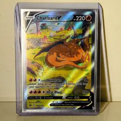 Charizard V: UPC SWSH260 Black Star Promo Full Art Pokemon TCG Possible PSA 10 - Image 1