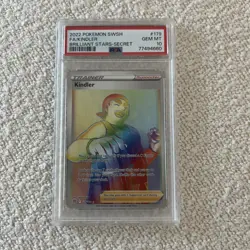Pokemon 2022 Brilliant Stars Secret Rare Full Art KINDLER #179 PSA 10 Gem Mint - Image 1