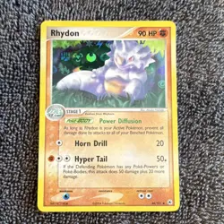 2004 Pokemon Hidden Legends Rhydon 46/101 Uncommon Holo - NM - Image 1