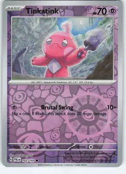 Tinkatink - 102/193 Common Reverse Holo SV02: Paldea Evolved NM Pokemon - Image 1