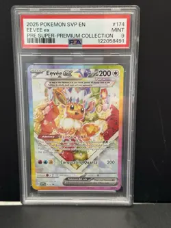 Pokemon TCG - Eevee ex Promo #174 - Prismatic Evolutions SPC - PSA 9 - Image 1