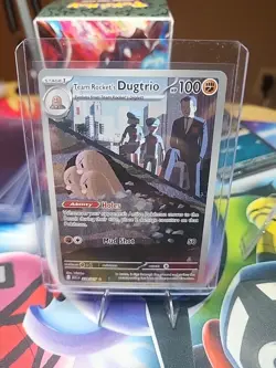 Pokemon TCG Team Rocket’s Dugtrio 239/217 Illustration Rare Ascended Heroes NM - Image 1