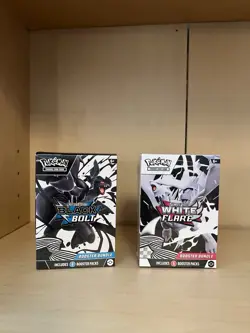 Pokemon TCG Black Bolt, And White Flare Booster Bundles Factory Sealed ￼ - Image 1