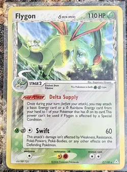 Pokemon 2006 Holon Phantoms Flygon 7 Holo MP - Image 1