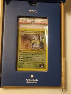 RARE Pokemon Erika's Venusaur 1st Edition Holo Rare PSA 9 4/132 DEADSTOCK 2000 - Image 2