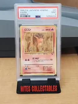 (PSA 9) 1998 Pocket Monsters Vulpix #37 Vending Series III - Image 1