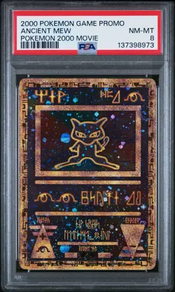 PSA 8 Ancient Mew Holo 2000 Pokemon Movie Game Promo - Image 1