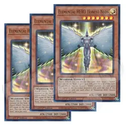Yugioh Elemental HERO Honest Neos x 3 - 1st Edition Ultra Rare NM - Free Holo - Image 1