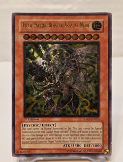 Ultimate Rare Hyper Psychic Blaster/Assault Mode CRMS-EN020 1st Ed Yugioh 951 - Image 1