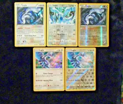 Lugia Holo & Reverse Card Lot 131/181 78/124 Cracked Ice & Reverse & 140 Pokemon - Image 1