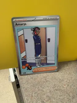 Pokemon Amarys Rare Trainer Supporter 170/131 Prismatic Evolutions Card - Image 2