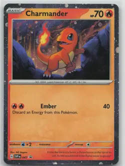 Charmander - (Cosmos Holo) - SV: Scarlet & Violet Promo Cards #047 Promo Holo NM - Image 1