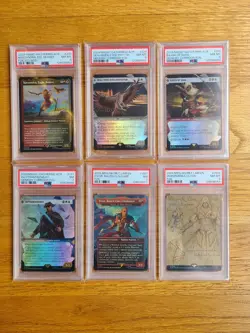 MTG Lot of PSA Graded Assassin's Creed Magic Cards 6 Bayek Senu Kassandra Eivor+ - Image 2
