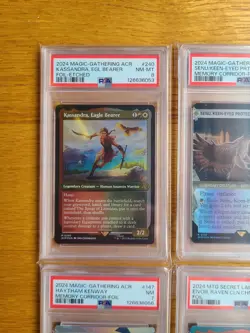 MTG Lot of PSA Graded Assassin's Creed Magic Cards 6 Bayek Senu Kassandra Eivor+ - Image 3