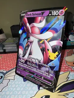 Dark Sylveon V SWSH134 - Jumbo Card - ( Damaged Corner) - Image 2